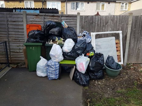 Hazardous waste disposal at Burnt Oak center