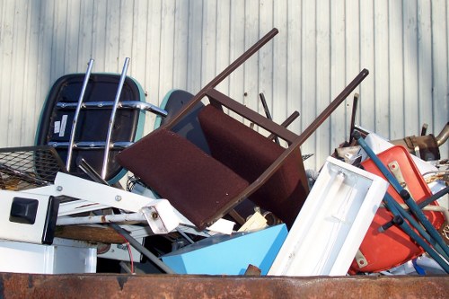 Bulky waste items ready for council pickup