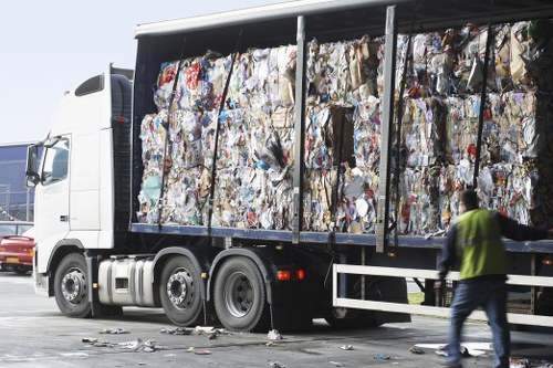 Recycling bins and initiatives in Cubitt Town