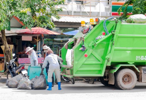 Bulky items collection truck in St Johns