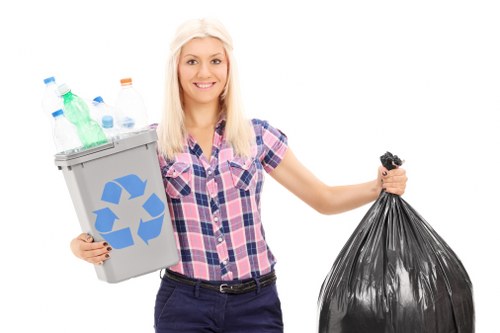 Recycling bins in Belvedere