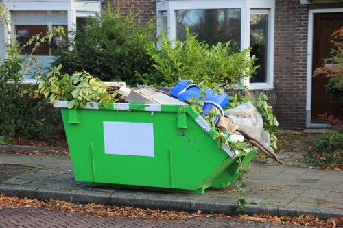 Special waste collection vehicle in Knightsbridge